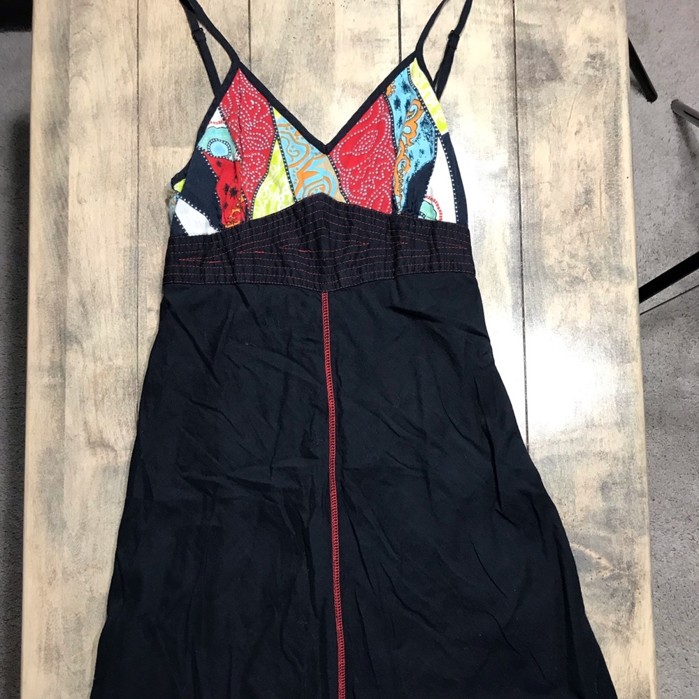 Darling colorful dress purchased in Greece